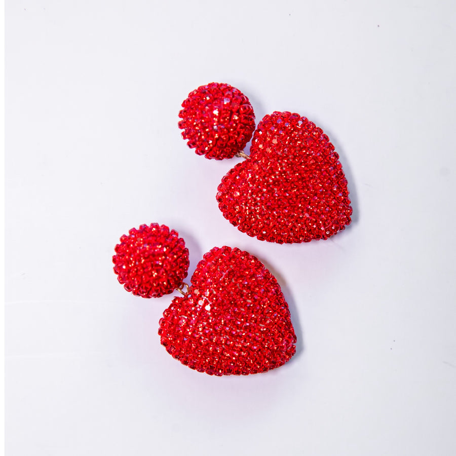 Rhinestone heart