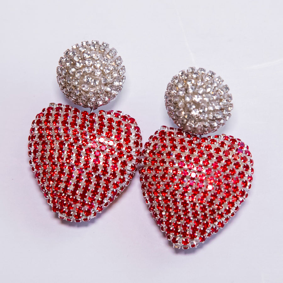 Rhinestone heart